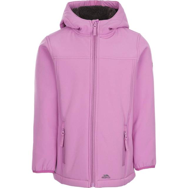 (3-4 Years, Deep Pink) Trespass Childrens/Kids Kristen Soft Shell Jacket