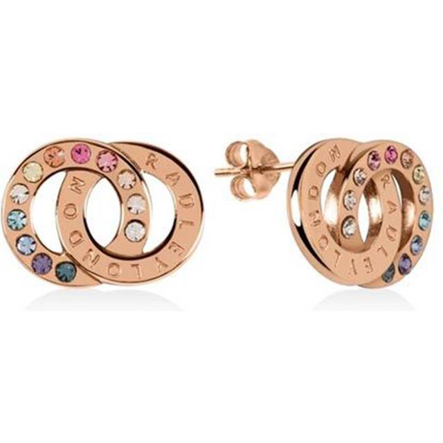 Radley Ladies Hello Love Rose Gold Earrings RYJ1160S