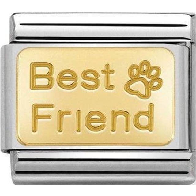 Nomination Classic Gold Best Friend with Footprint Animal Charms