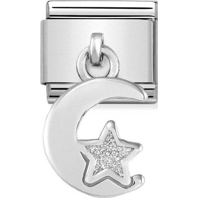 Nomination Classic Silver Moon and Star Fairytale &amp; Fantasy Charms