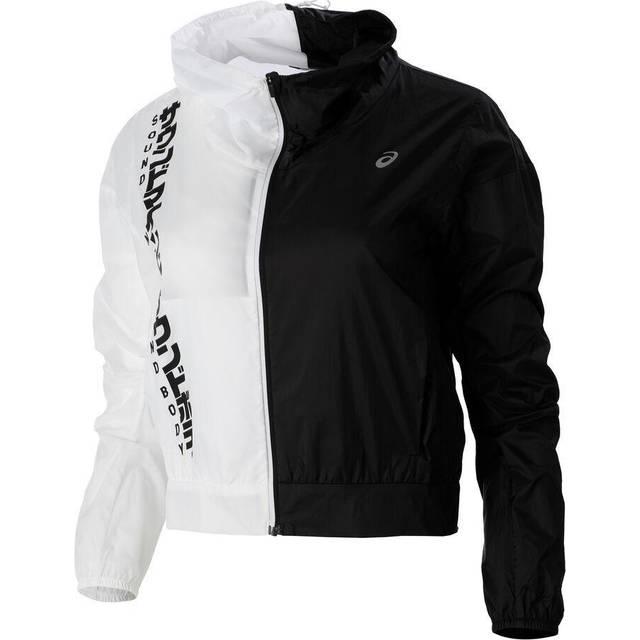 Asics Women's SMSB Run Jacket Performance Black/Brilliant Wh, XL
