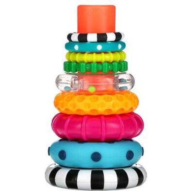 Sassy Stacks of Circles Stacking Ring STEM Learning Toy  Age 6+ Months