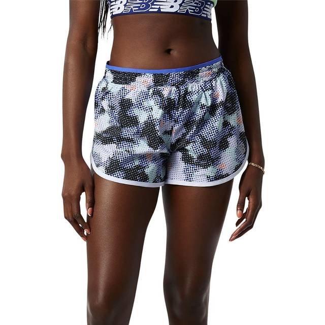 New Balance Women's Accelerate 2.5 Inch Short  Aura Print  Medium
