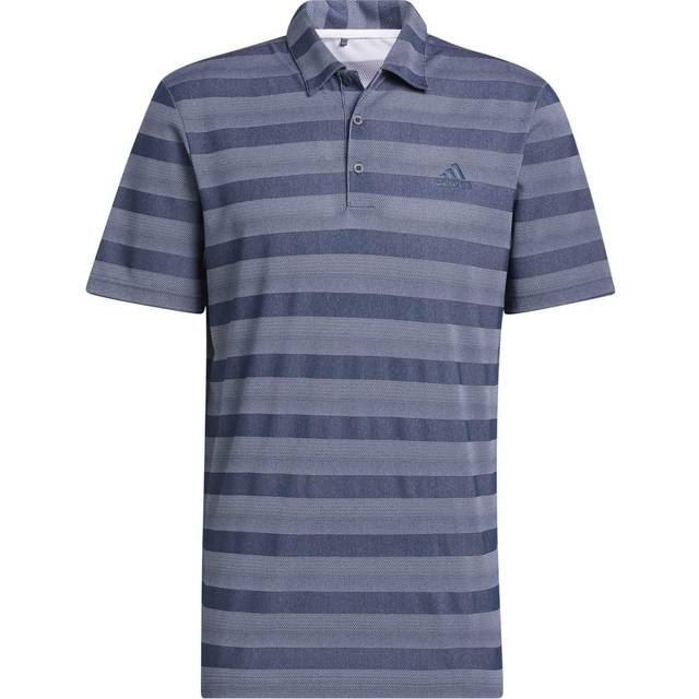 adidas Two Colour Stripe Primegreen Polo Shirt - Crew Navy/White Crew Navy/White / XS