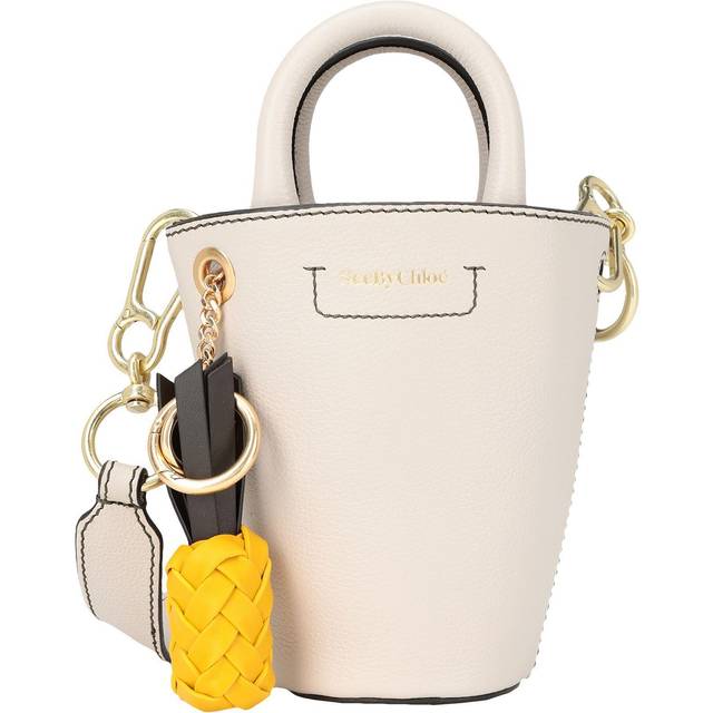 See By Chloé Cecilya Mini Tote Bag Woman Handbag Beige Size - Bovine leather - --