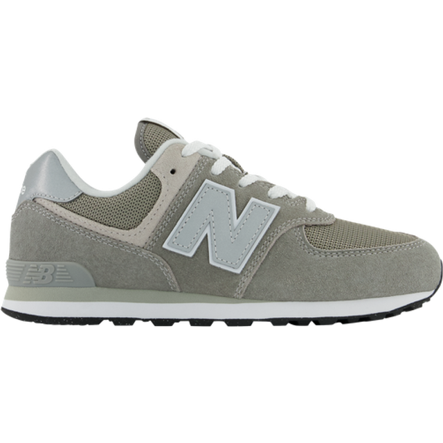 New Balance Big Kid's 574 Core - Grey with White