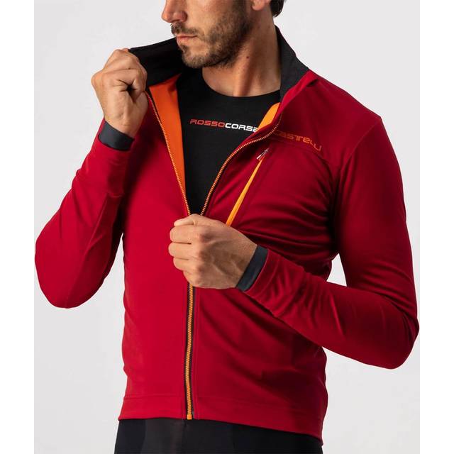 Castelli Raddoppia 3 Jacket - Cykeljacka Herr Noir / Noir Reflex S