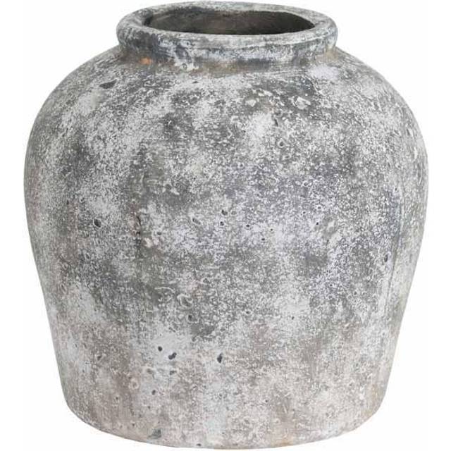 Aged Vase - Ceramic - L29 x W29 x H30 cm - Stone