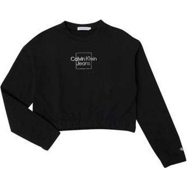 Calvin Klein Jeans  Sweatshirt METALLIC BOX LOGO SWEATSHIRT  - 8 years - Black - 8 years