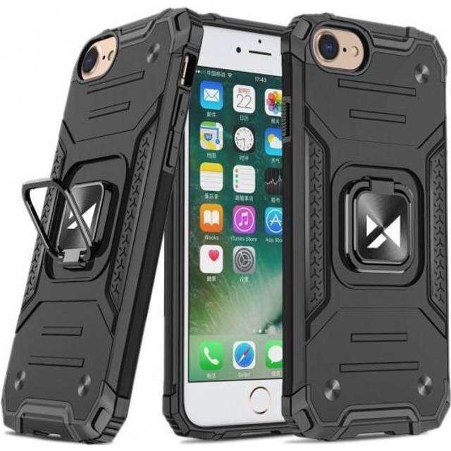 Skal iPhone SE 2020 Armour Svart Med Ring