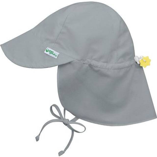 i play. Baby Flap Sun Protection Swim Hat  Gray  0-6 Months