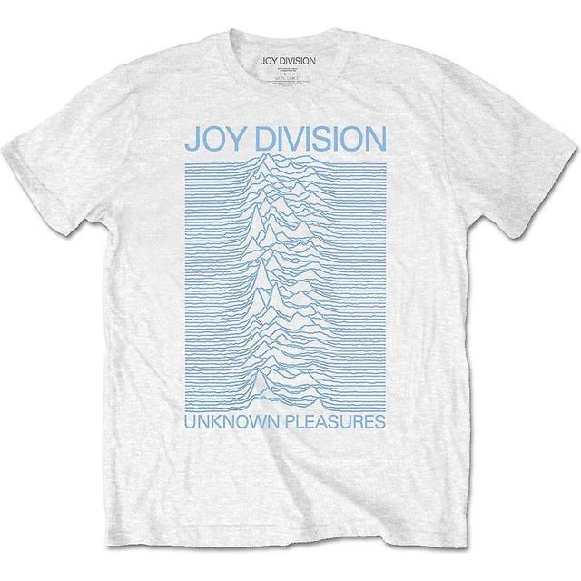 Blue Joy Division Unknown Pleasures White Official Unisex T-shirt