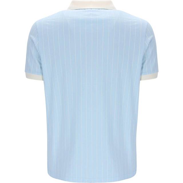 Classic Vintage Striped Polo Shirt - Navy/Red - XL