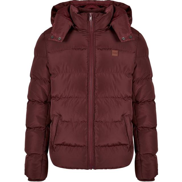 Jacket Urban Classics Hooded Puffer Jacket Dark Olive L (L)