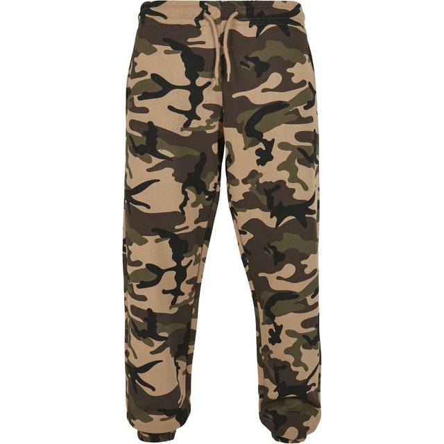 Urban Classics Mäns grundläggande camo sweatpants 2.15 fritidsbyxor, träkamouflage, XS