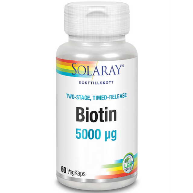 Solaray Biotin 60 kapslar