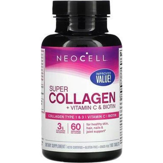 NeoCell  Super Collagen + Vitamin C & Biotin  180 Tablets