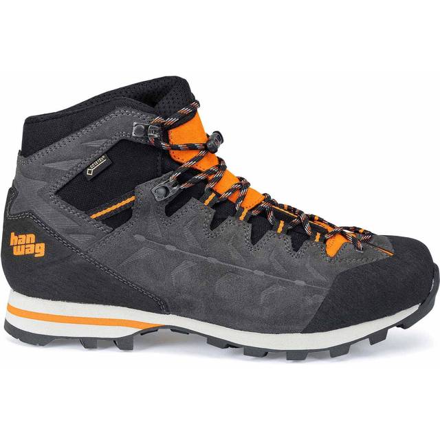 Hanwag Makra Light GTX - Vandringsskor - Herr Asphalt / Orange 46