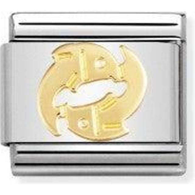 Nomination Classic Gold Pisces Zodiac Charms