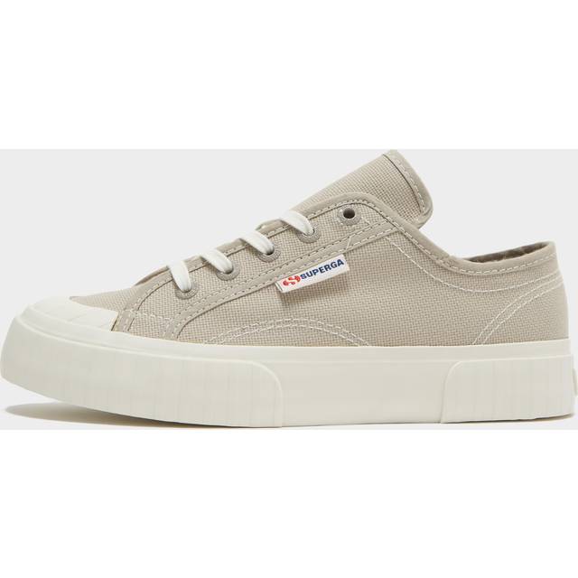 Women's Superga 2630 Stripe 100% Cotton Women's Grey Colomba Trainers