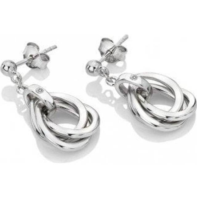 Hot Diamonds Trio Teardrop Earrings, One Colour, Women