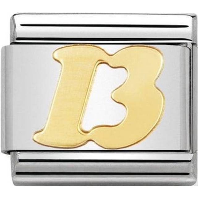 Nomination Classic Good Luck Charm - 18k Gold with 13 - Silver,Gold