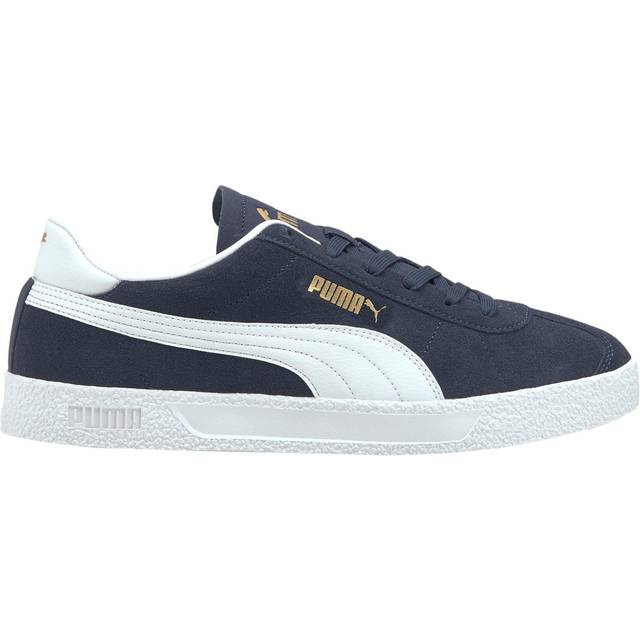 Puma Unisex Club Trainers - Blue Leather - Size UK 7