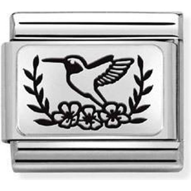 Nomination Classic Silver Colibri Flowers &amp; Nature Charms