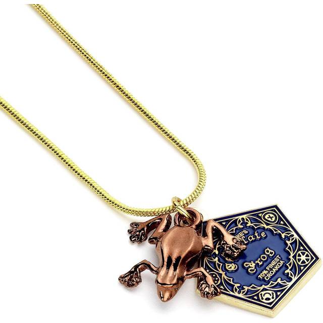 Harry Potter Gold Plated Chocolate Frog Necklace