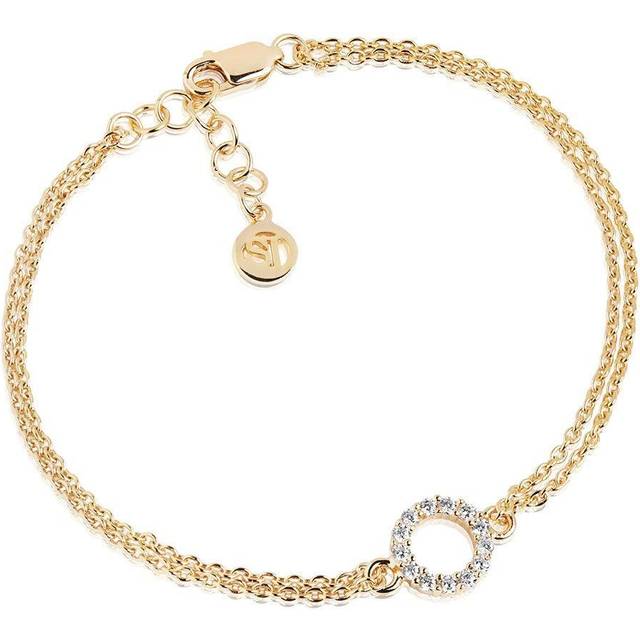 Sif Jakobs Biella Piccolo Armband 18 kt. Guldpläterad Silver SJ-B337-1-CZ-YG - Dam - 925 Sterling Silver - Gold (20 cm)