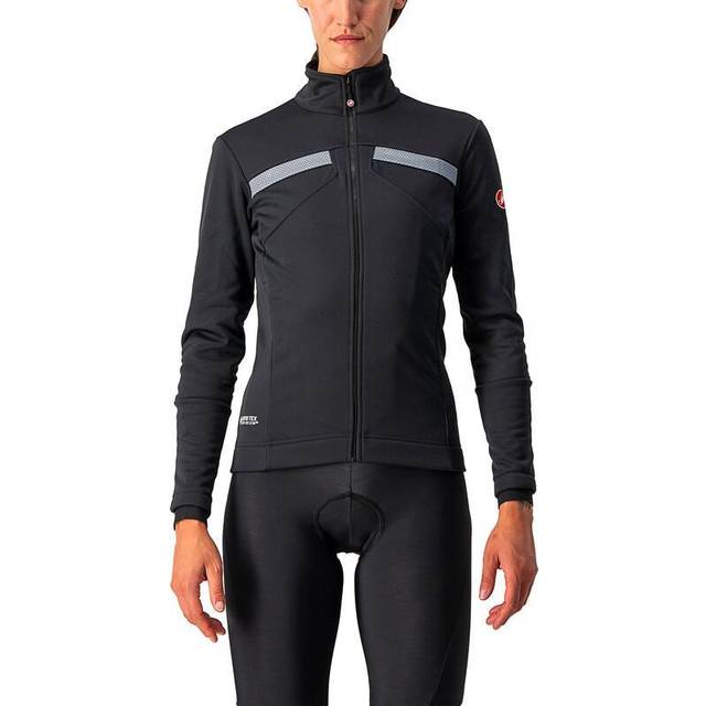 castelli 4518541-870 DINAMICA JACKA Damjacka Silver Grå/Mörkgrå-Rosa REF L
