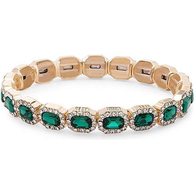 Jon Richard Emerald Crystal Bracelet - Green