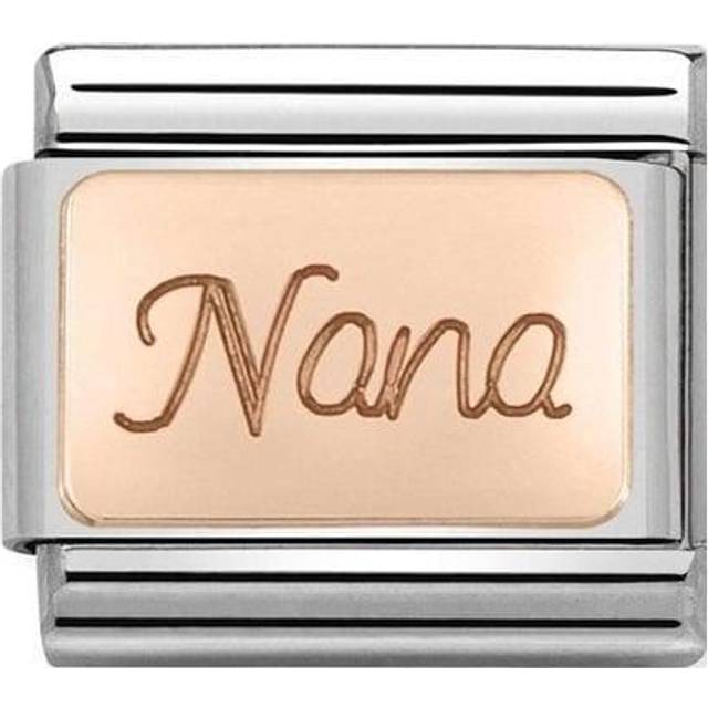Nomination Classic Rose Gold Nana Friends &amp; Family Charms