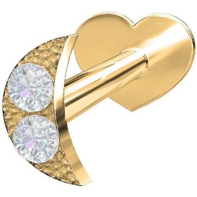 Nordahl Jewellery Pierce52 ørering i 14 karat guld med Diamant - 1 stk.