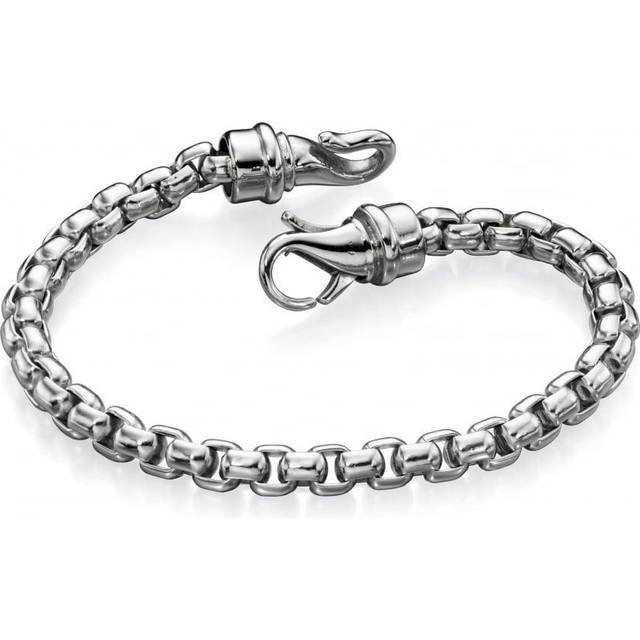 Fred Bennett Stainless Steel Large Belcher Link Bracelet B4563