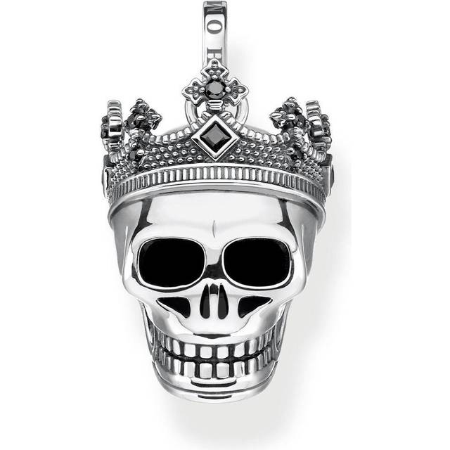 Thomas Sabo Pendant skull crown black PE871-643-11 - black/silver-coloured - one size