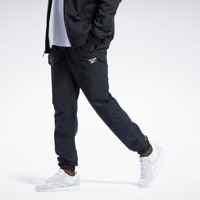 Reebok Classic Woven Track Pants - Night Black - Womens - Night Black / Night Black - XS