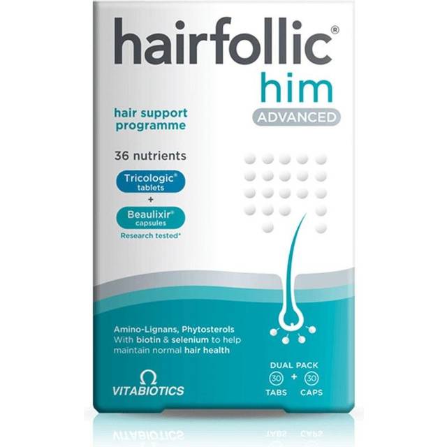 Hairfollic man Advanced Dual Pack 30tb+30caps
