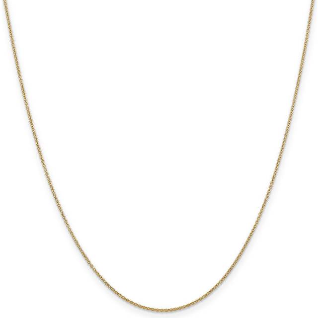 Quality Gold PEN1-18 0.5 mm x 18 in. 14K Yellow Gold Box Chain