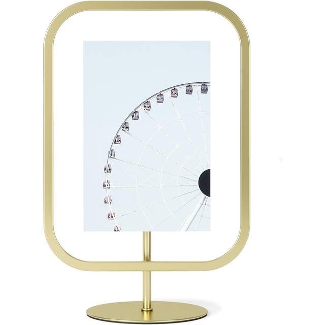 umbra INFINITY Photo Frame Postcard Size Gold Photo Frame Photo Wall Hanging