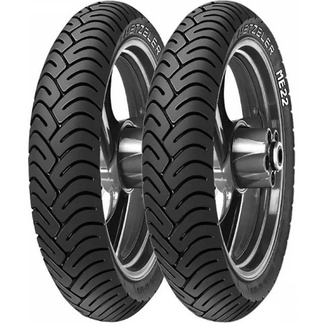 Metzeler ME22 Motorcycle Tyre - 2.50 17 (43P) TT - Front/Rear