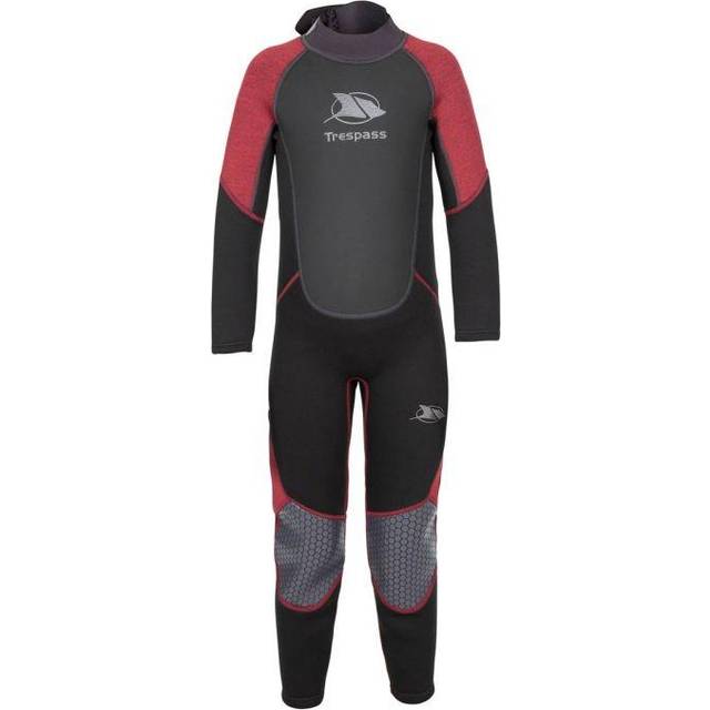 Trespass Amigo 3mm Kids Full Wetsuit - Burgundy - 11- 12