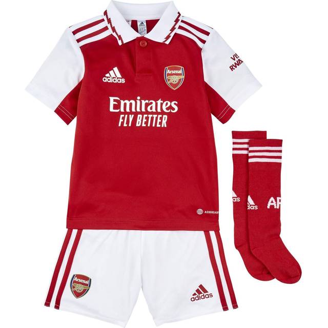 Adidas Arsenal minikit för pojkar 2022/2023, Färg: röd, 2-3 �r