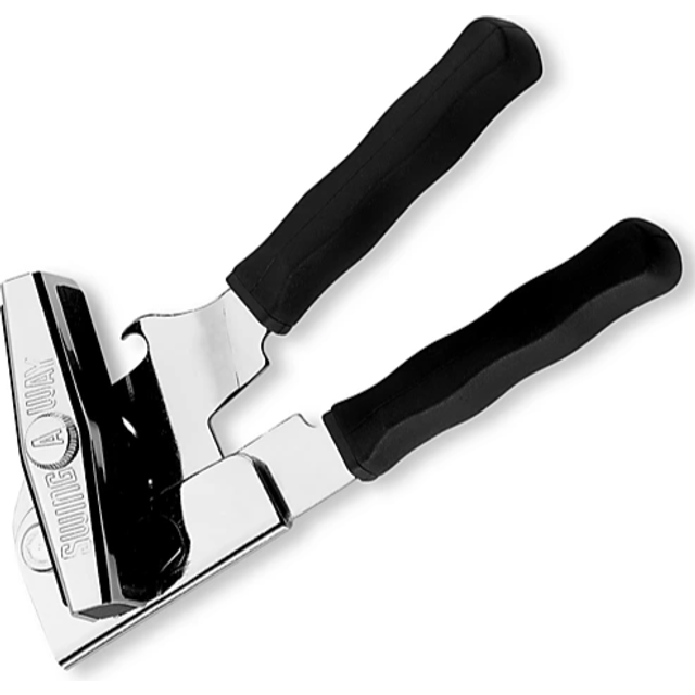 SwingAWay Ergo Can Opener with Silicone Handles  Black