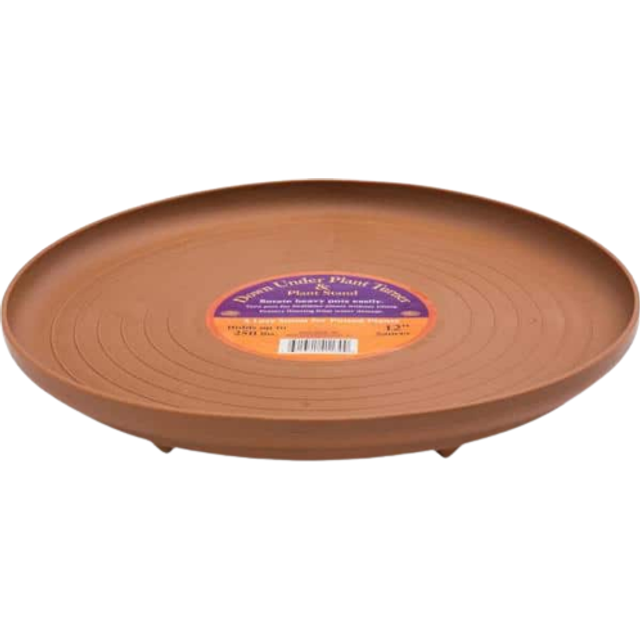 Bosmere S41130 Down Under Plant Turner  Heavy-Duty Rotating Plant Stand  Protects Decks  Wood Floors  Carpet  Tile  250lbs Capacity  12-Inch  Terra Co