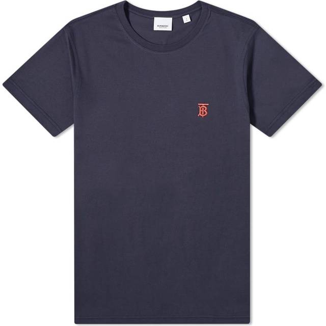Burberry Monogram Motif Pattern Cotton Male Blue - BLUE - S