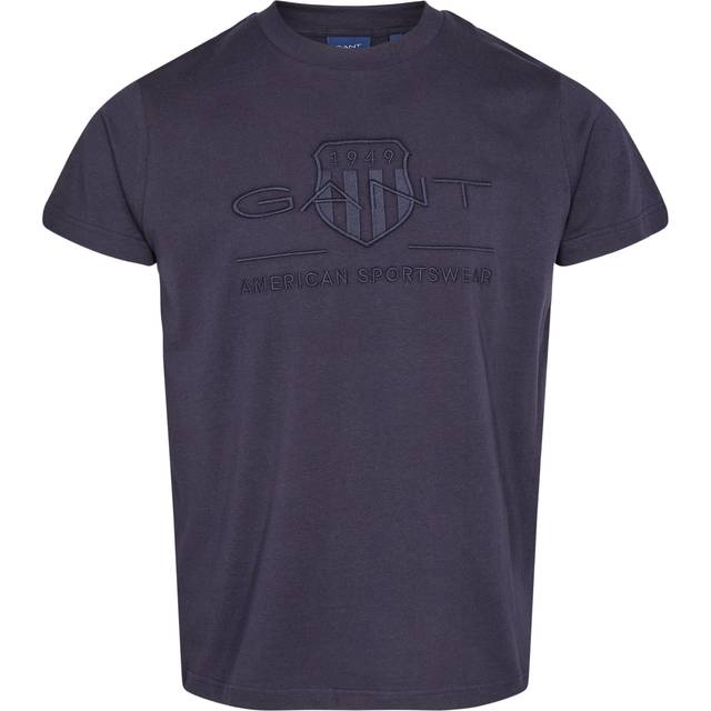 T-shirt Gant Reg Tonal Shield - Bleu