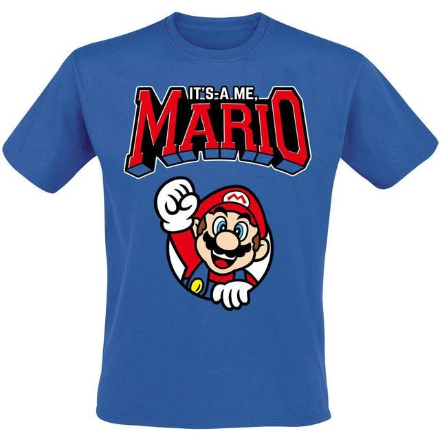 Super Mario - gaming T-Shirt - Varsity - S to XXL - for Men - blue