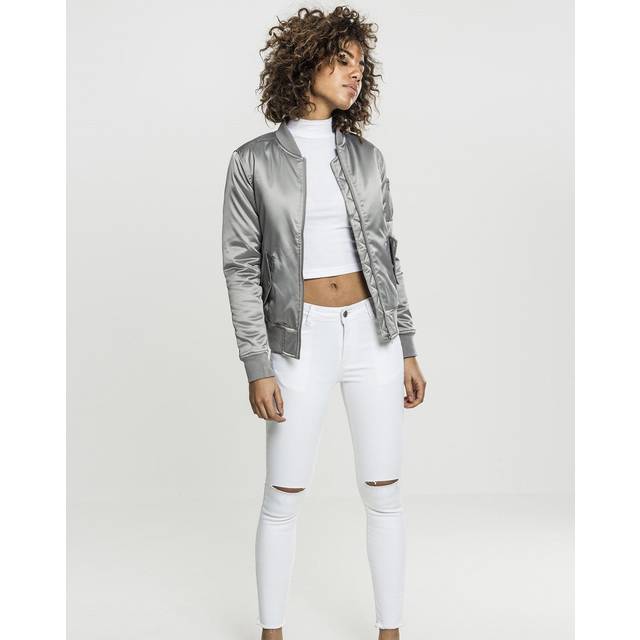 Women's bomber Urban Classic basic - Rouge
