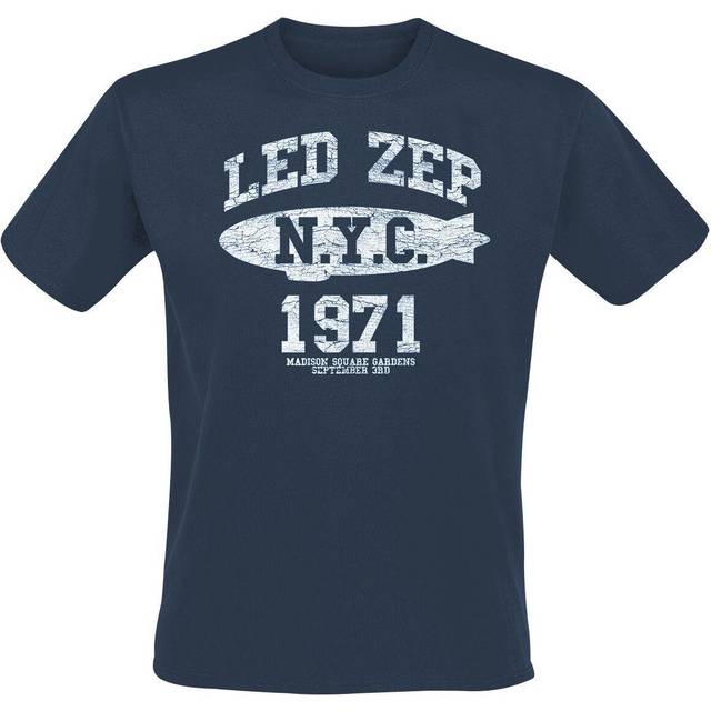 Led Zeppelin T-Shirt - NYC 1971 - M to XXL - for Men - blue - EMP Exclusive Merchandise!